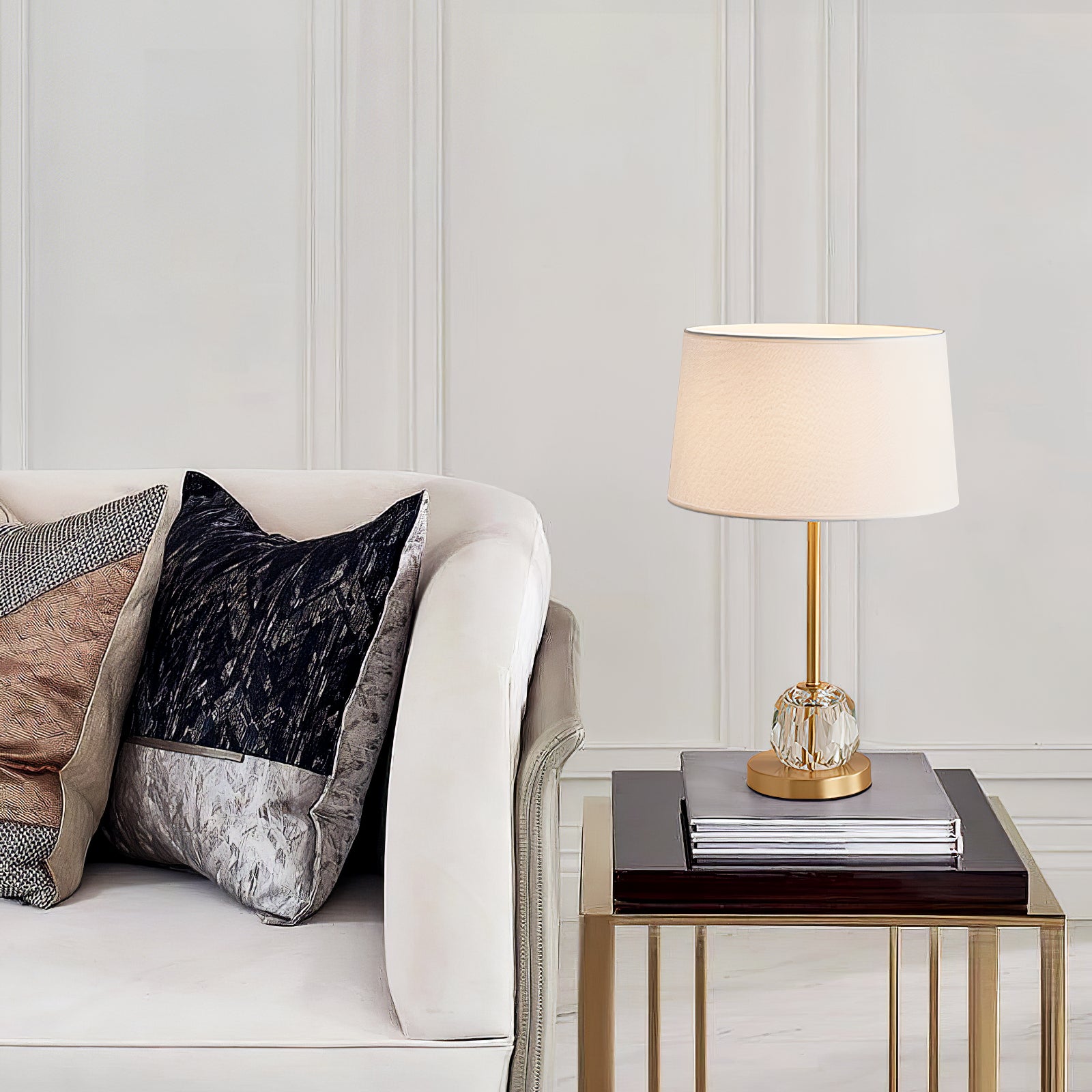 クロム テーブルランプ