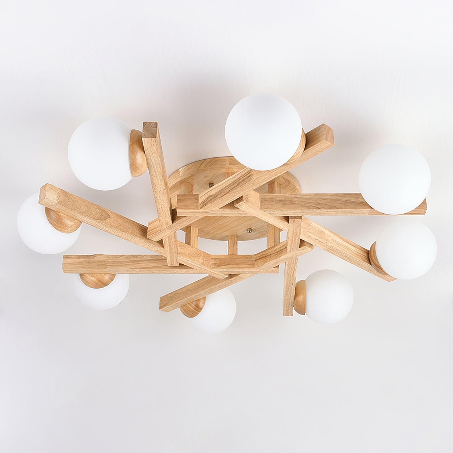 Wood Orin Ceiling Light
