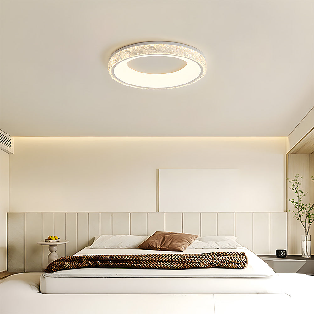 モダンな鉄製調光LEDリビングルーム天井照明