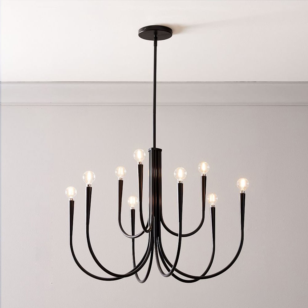 Swoop Arm Chandelier