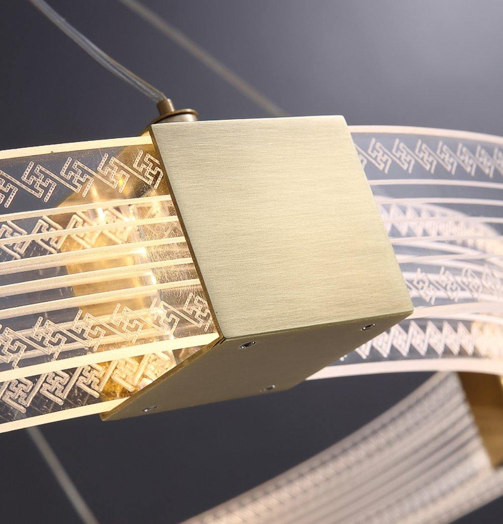 パラレルリングLEDシャンデリア