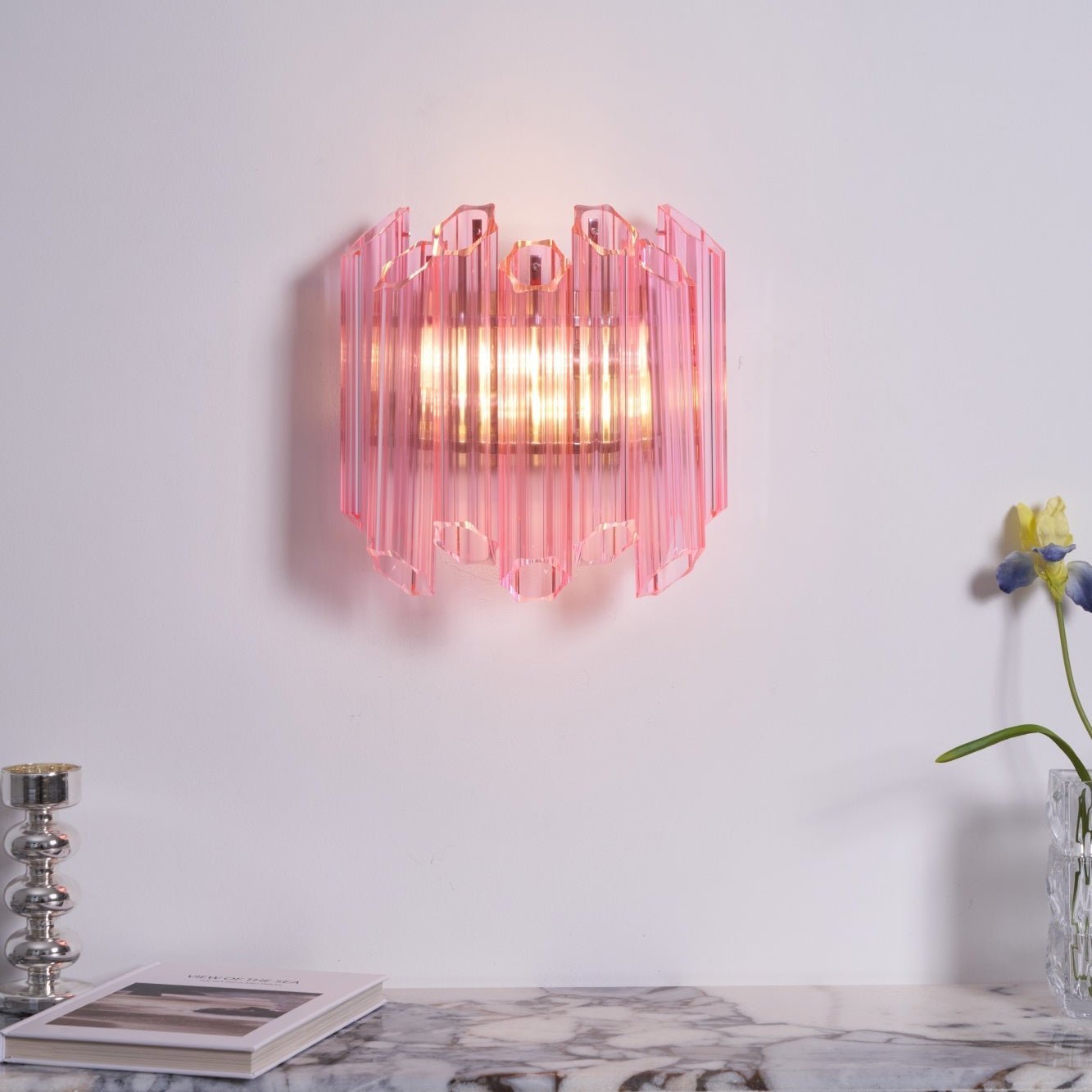 Palermo Pink Wall Lamp