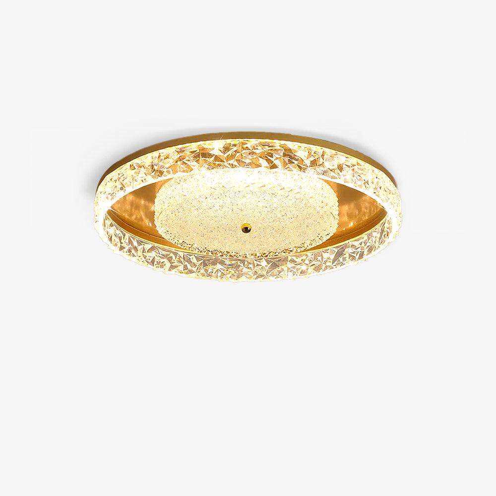 クリスタル埋め込みシーリングランプ