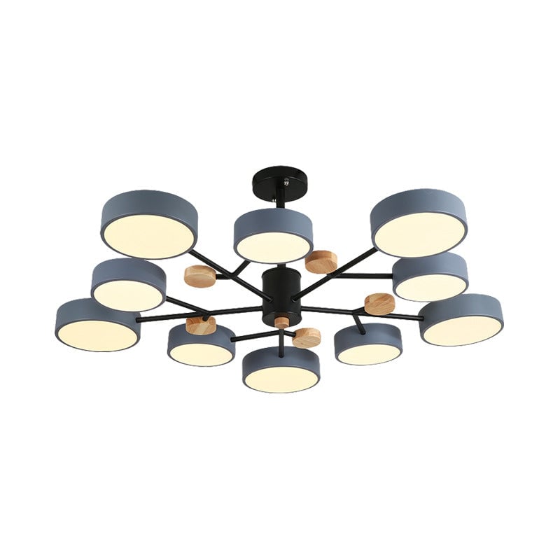 リビングルームに最適なモダンなアクリル製LED吊り下げライト