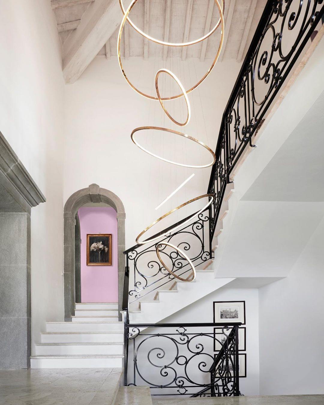 ロホヤのゴールドシャンデリア