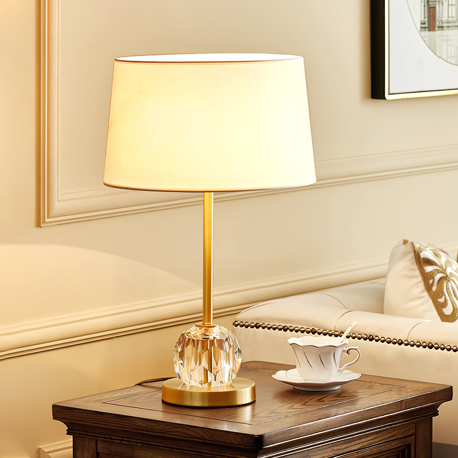 クロム テーブルランプ