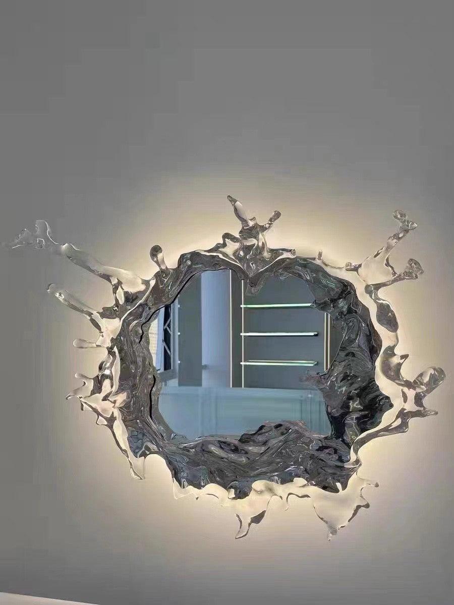 ウォータードロップミラーウォールランプ