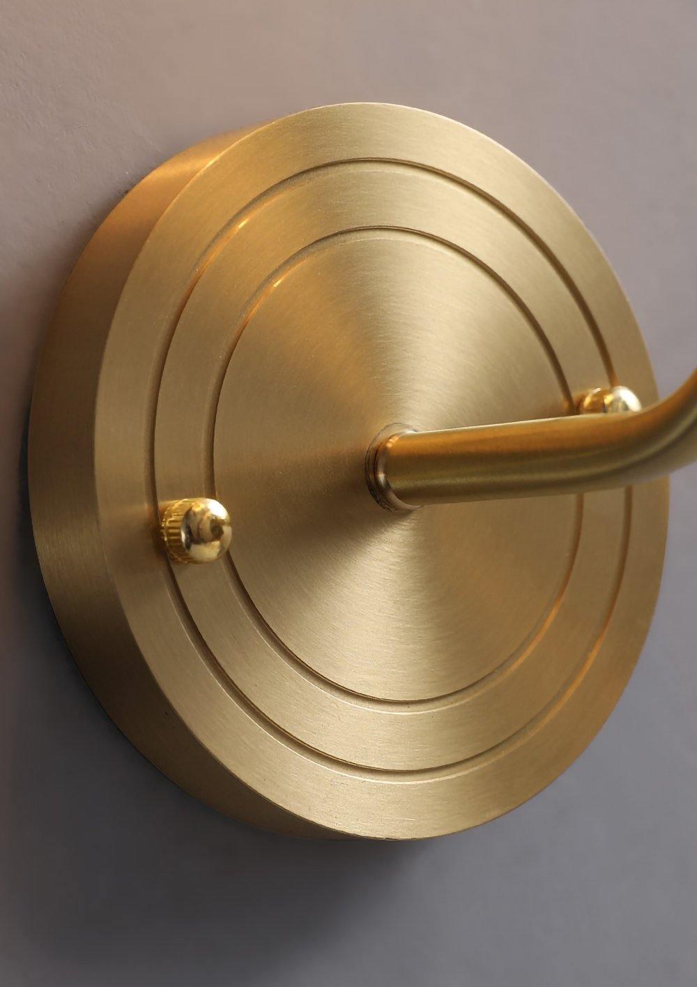 真鍮製鹿の頭のウォールライト