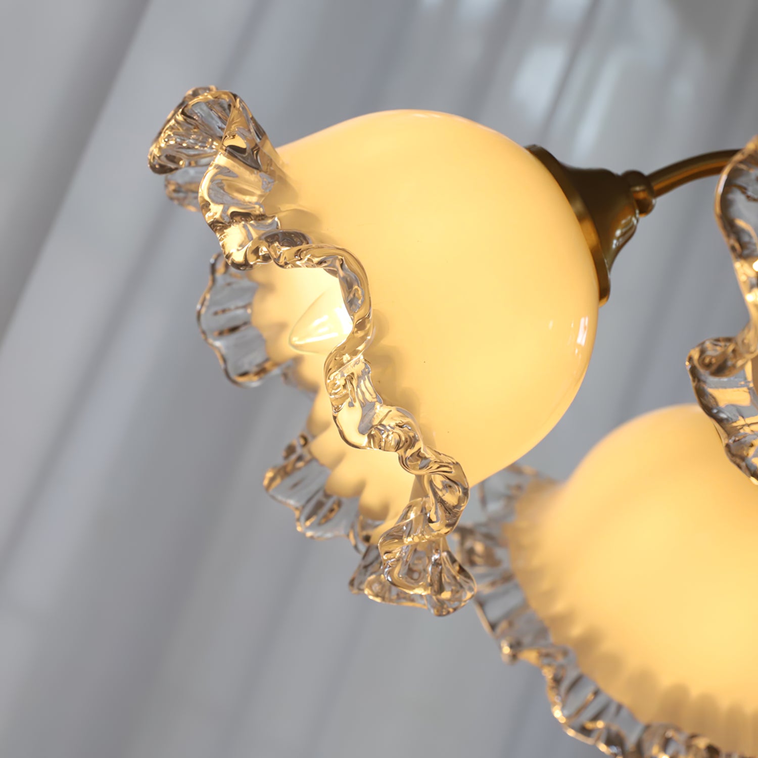 Floral Glass Chandelier