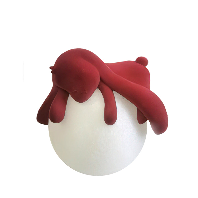 樹脂シリーズ かわいいウサギのテーブルランプ