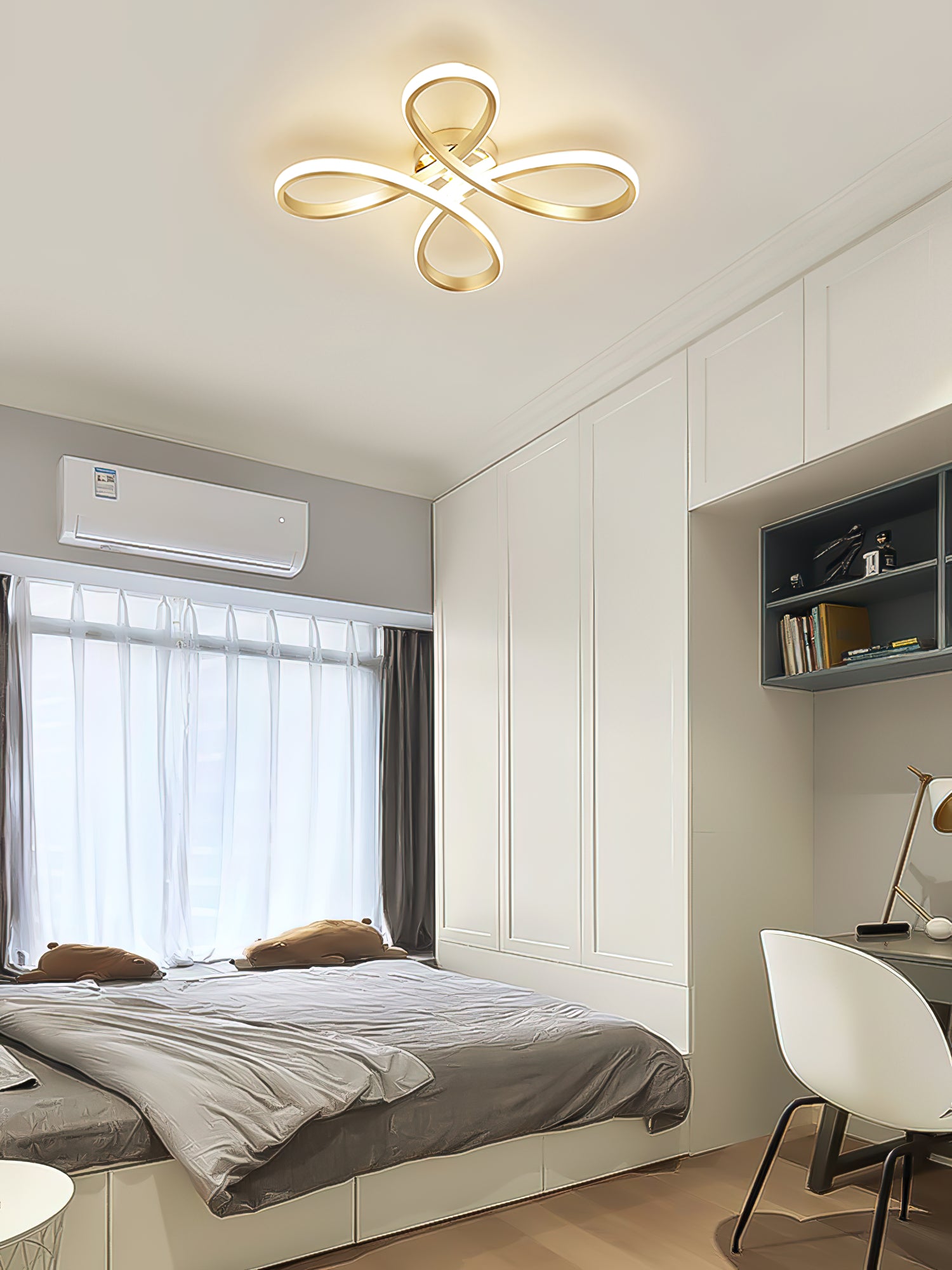 四つ葉のクローバーシリコンシーリングランプ