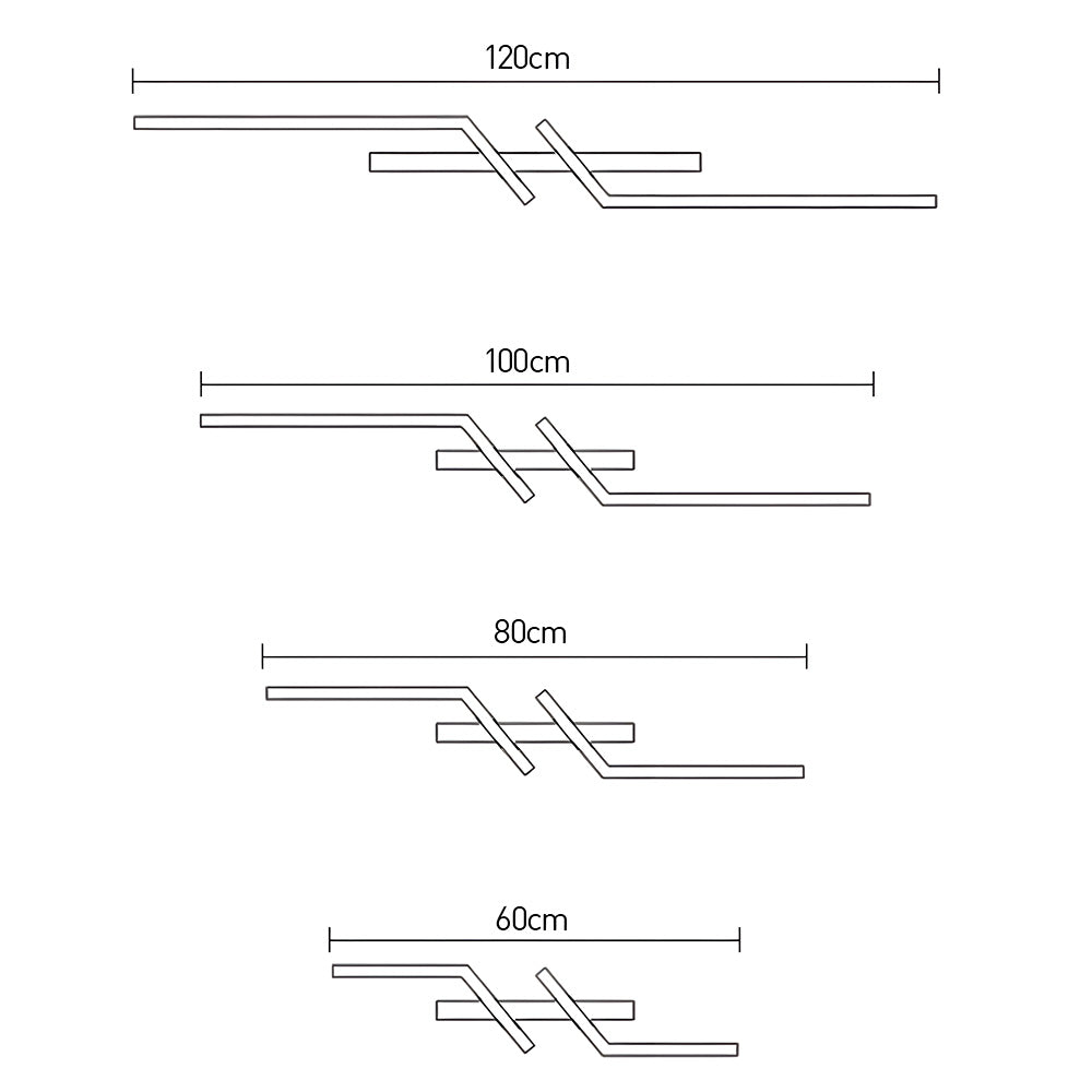 モダンでミニマリストなロングストリップLEDシーリングライト