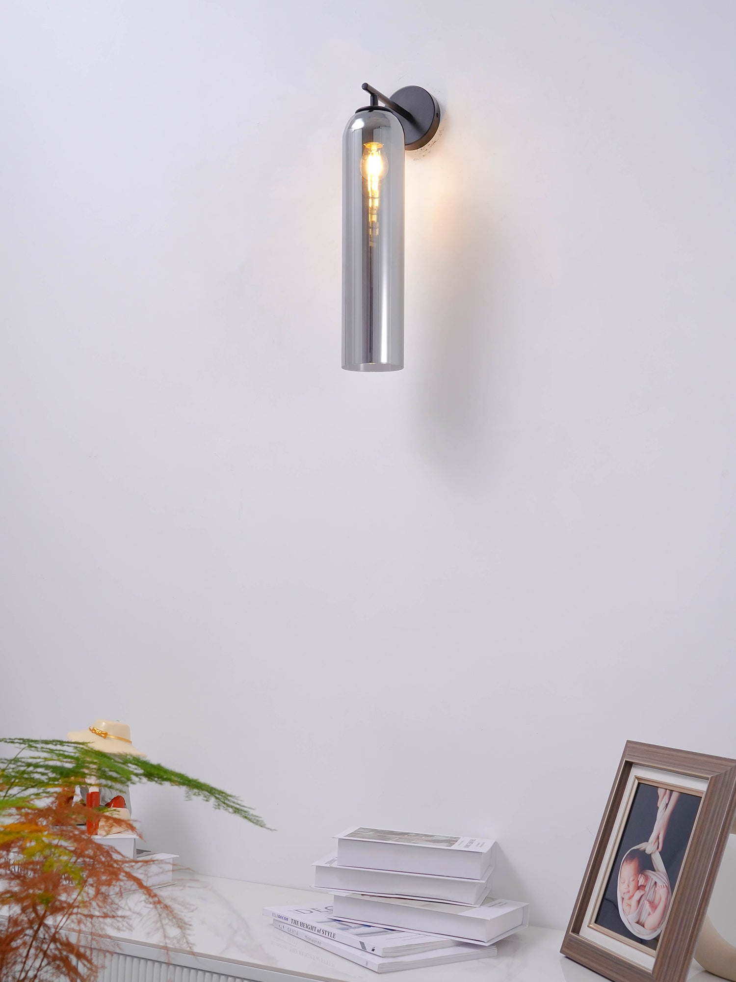 Long Tube Glass Sconce