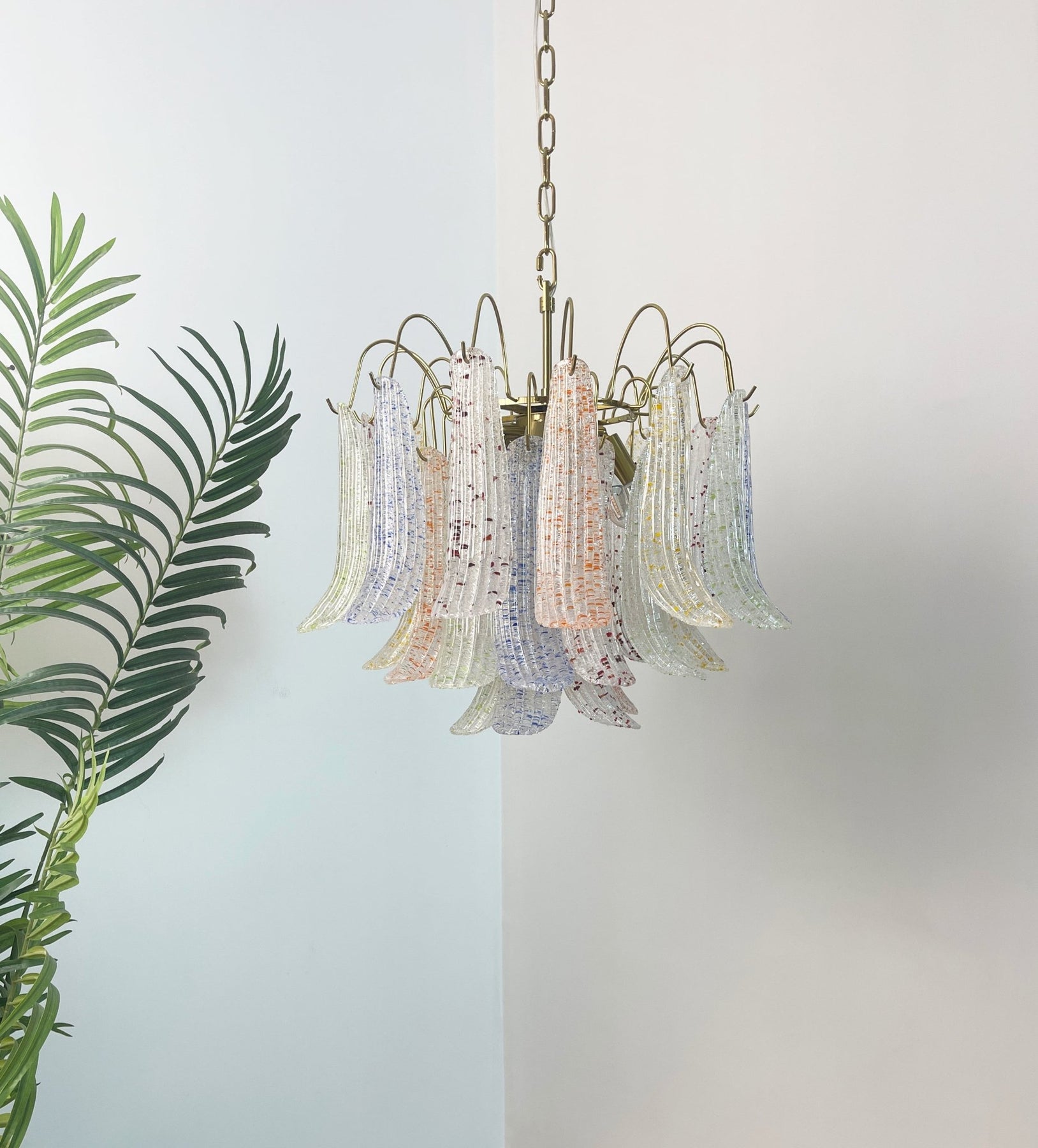 Venini Glass Chandelier