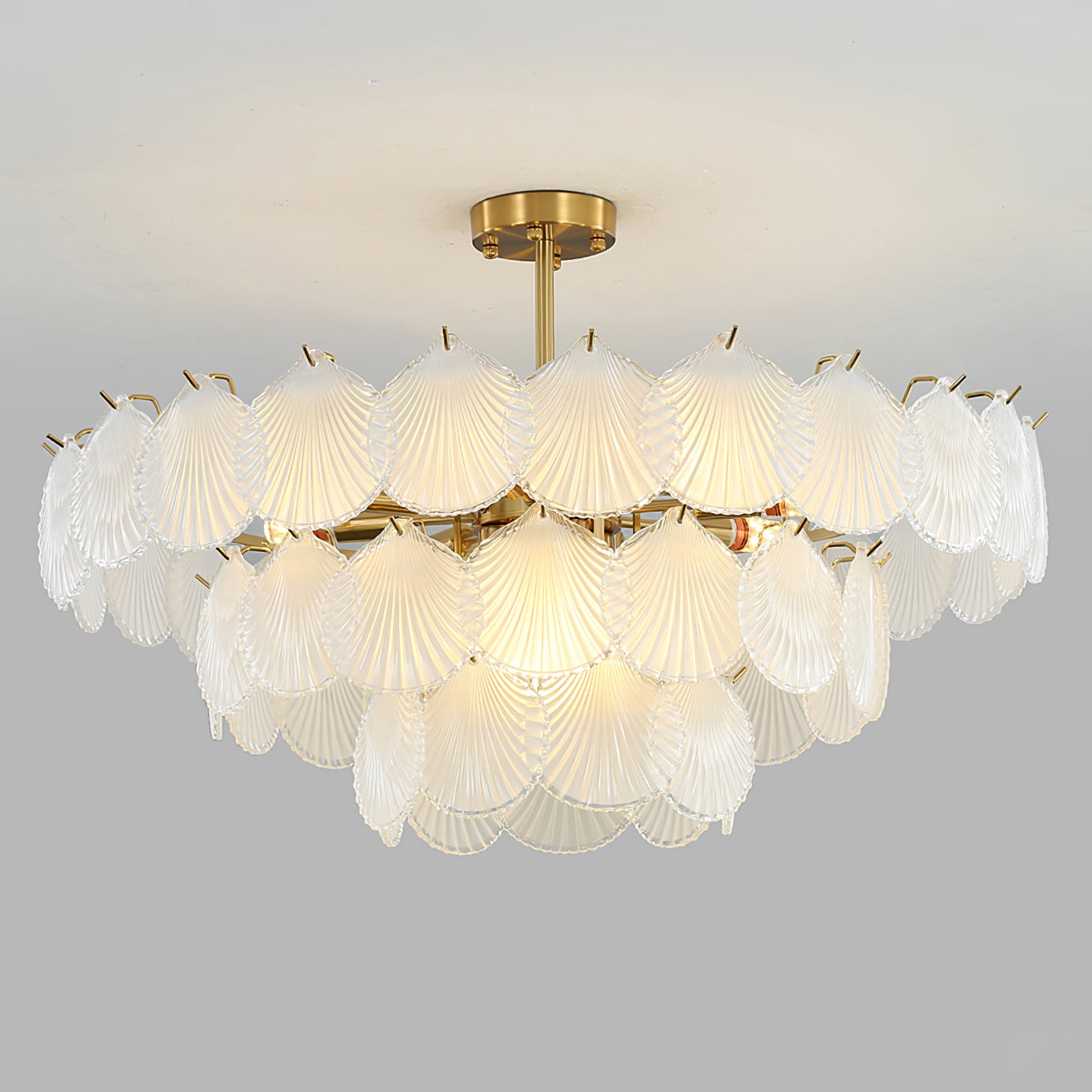 Shell Glass chandelier