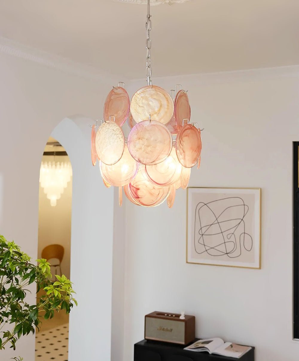 Loire Valley Glass Chandelier