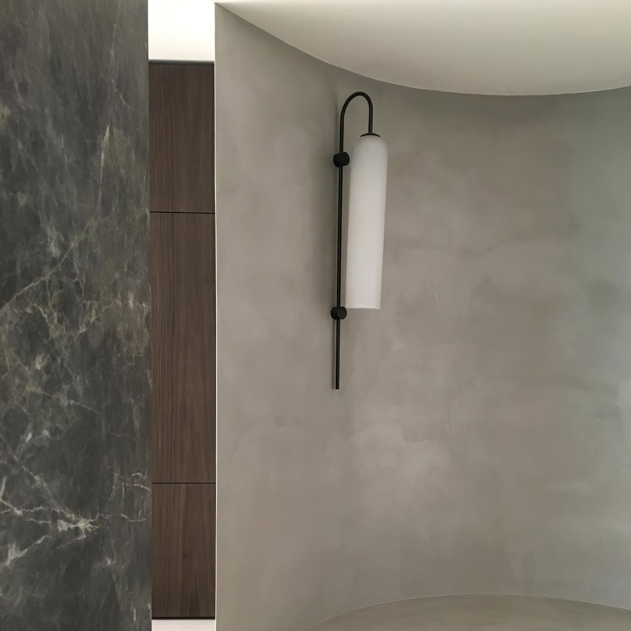 Long Tube Glass Wall Lamp