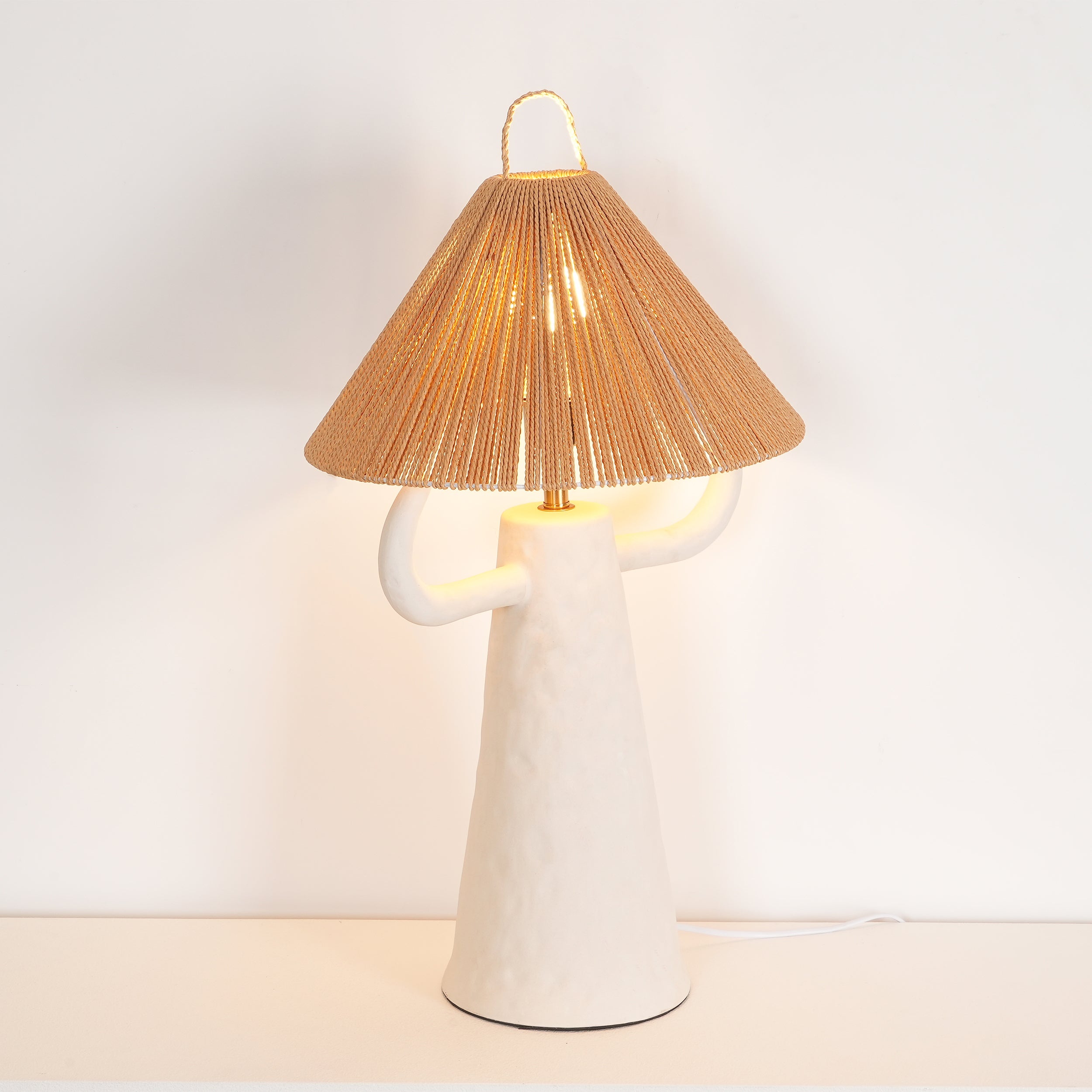 Ceramic Twine Bedroom Table Lamp