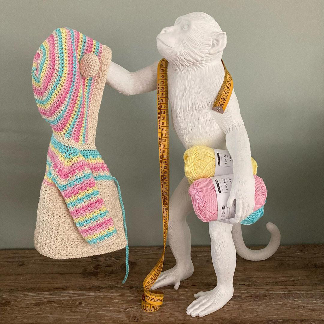 Monkey Resin Table Lamp