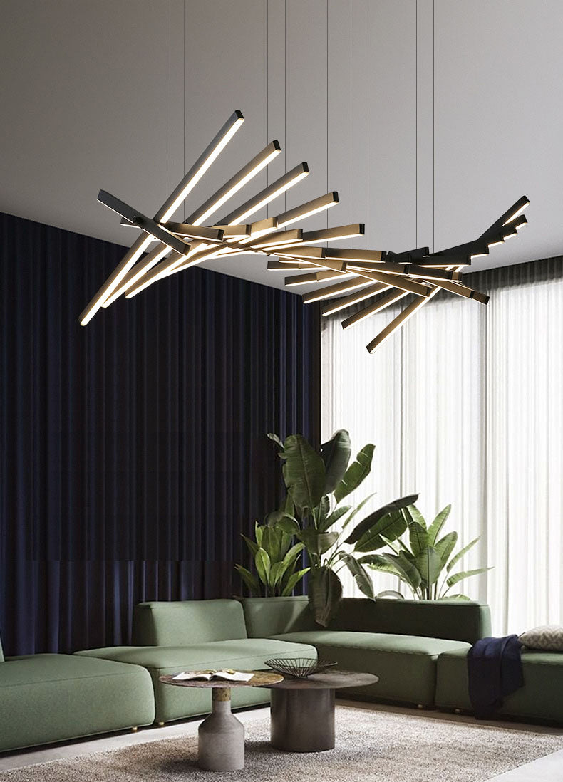 ピアノキー ブラックシャンデリア