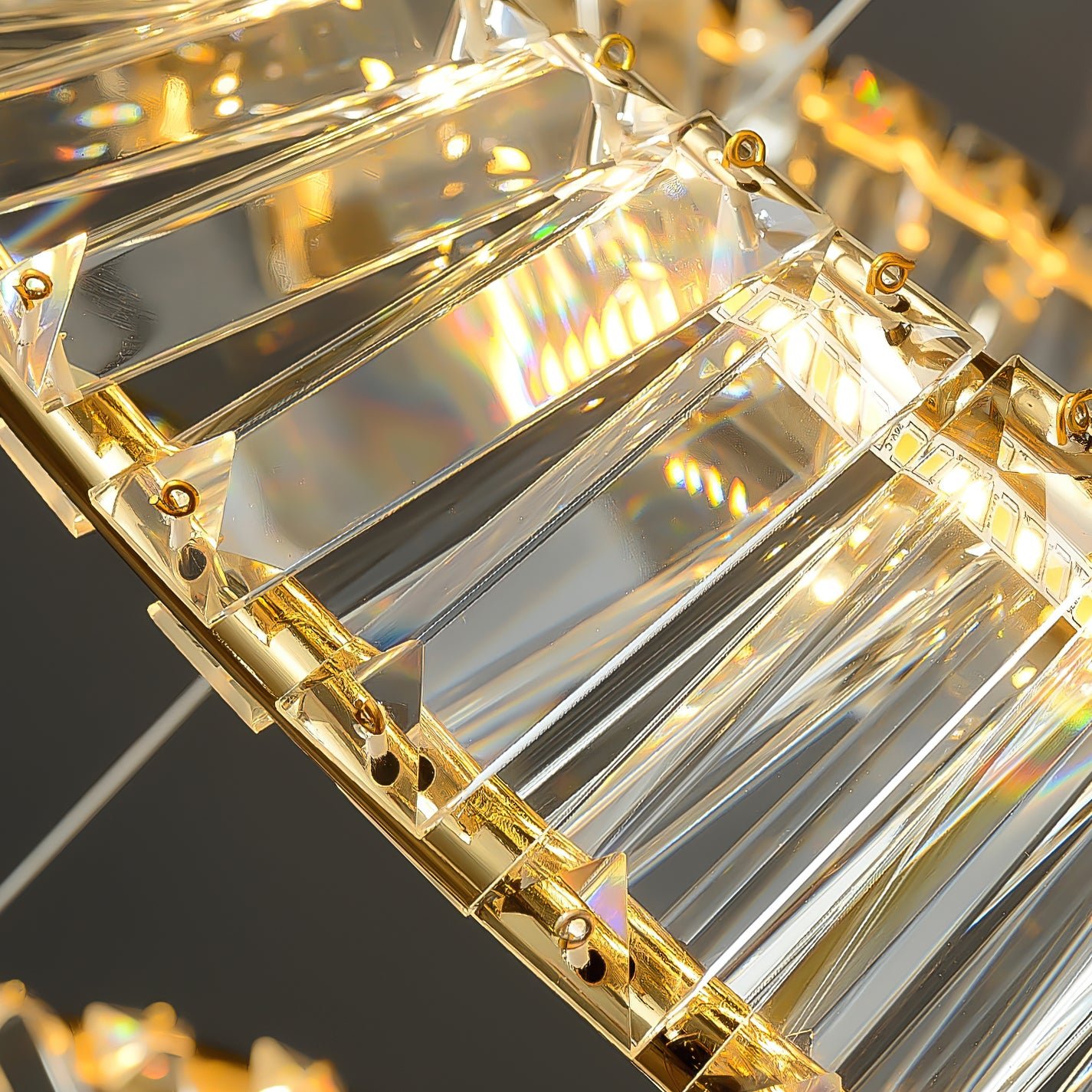 Ous クリスタル リング シャンデリア