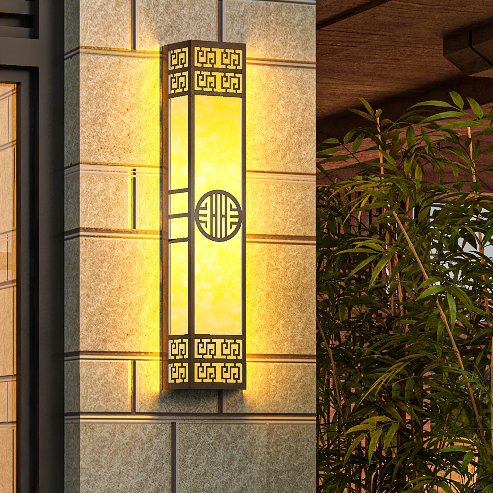 ストライプ屋外ウォールライト