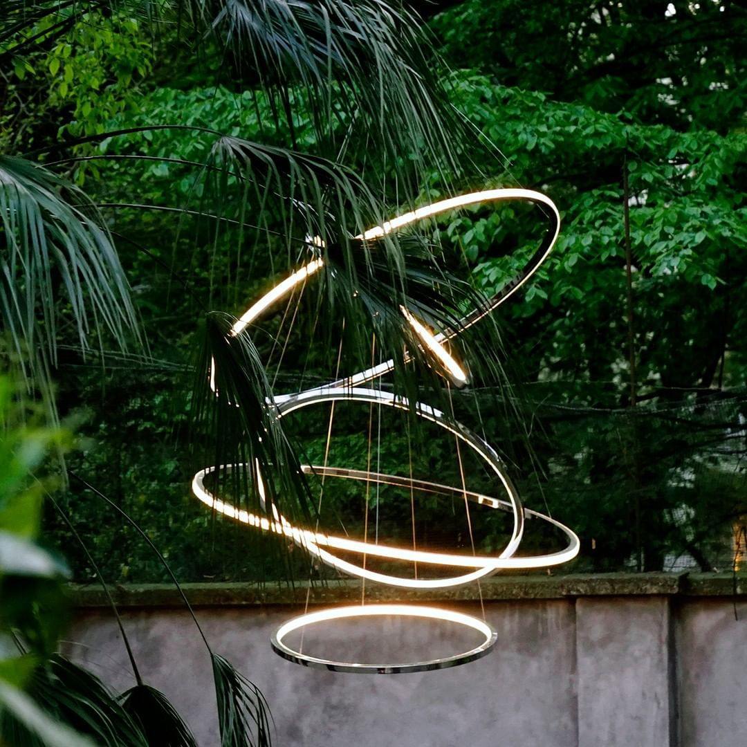 ロホヤのゴールドシャンデリア