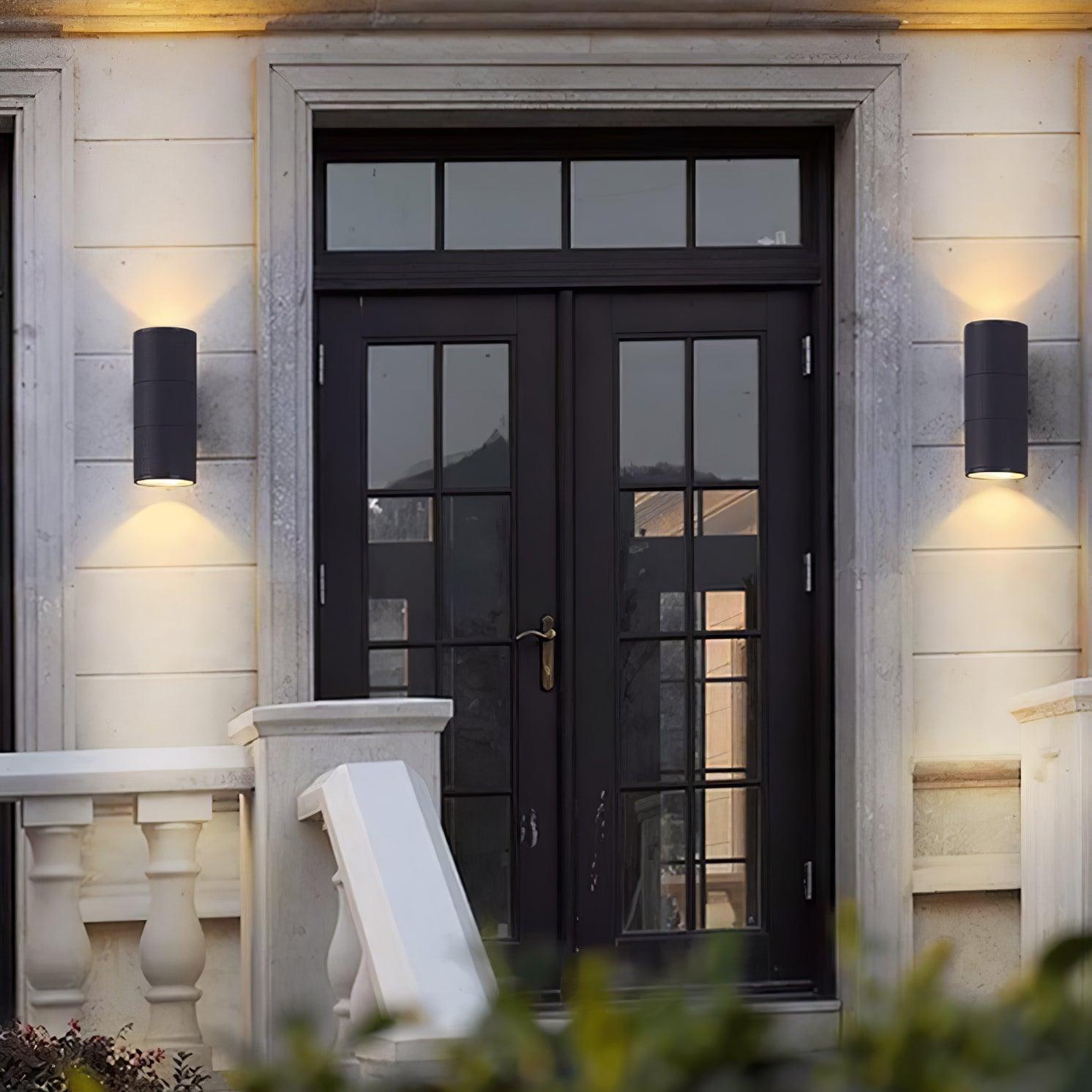 円筒形屋外ウォールライト