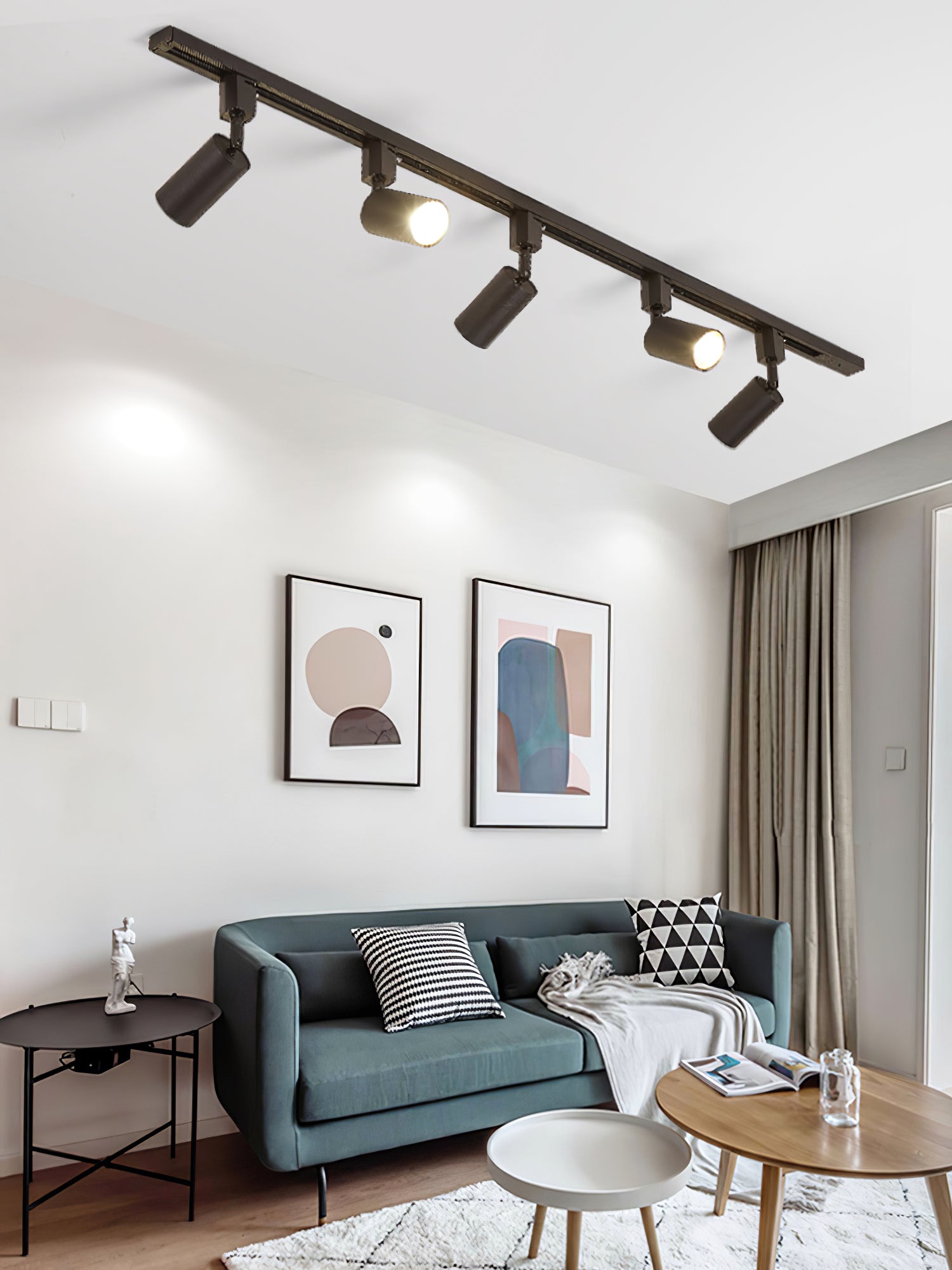 洗練されたシリンダートラックライト