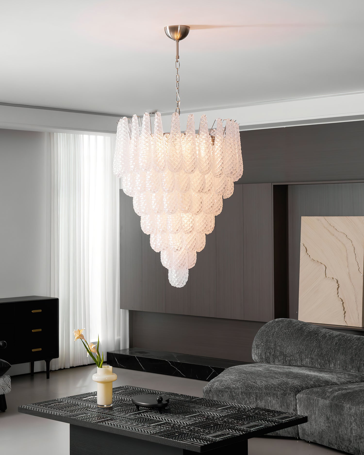 Graniglia Glass Chandelier