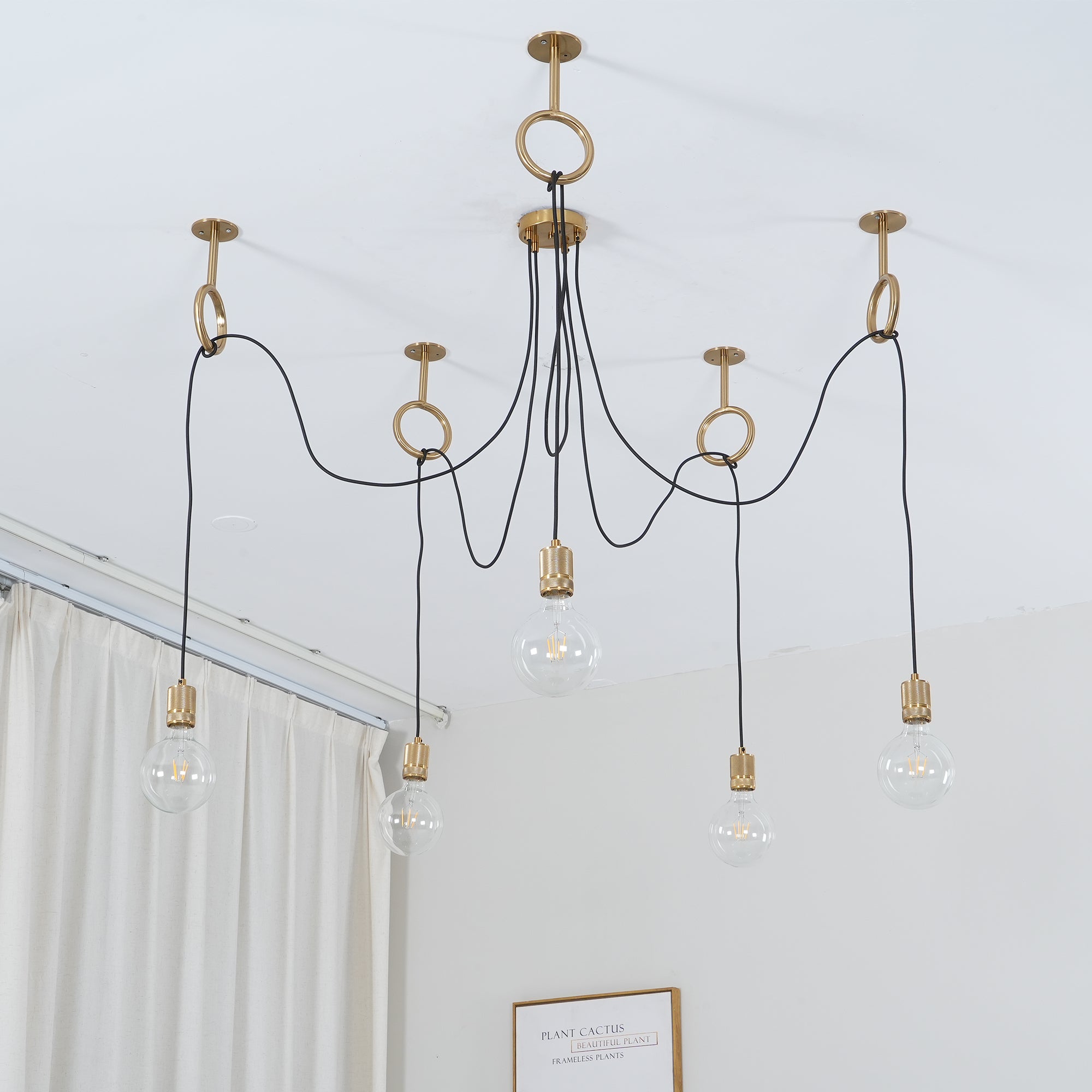 Industrial Spider Chandelier