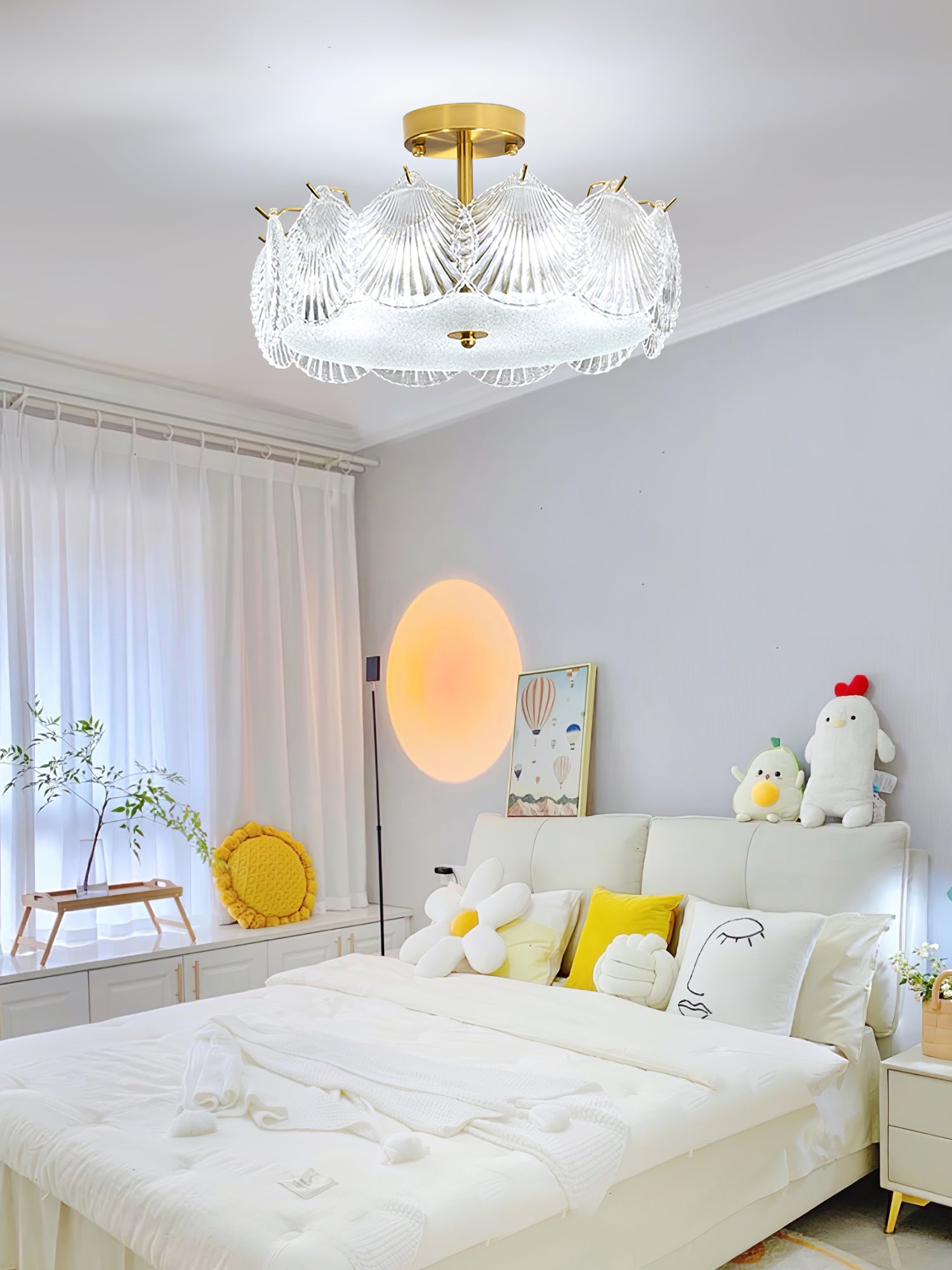 Shell Glass Chandeliers