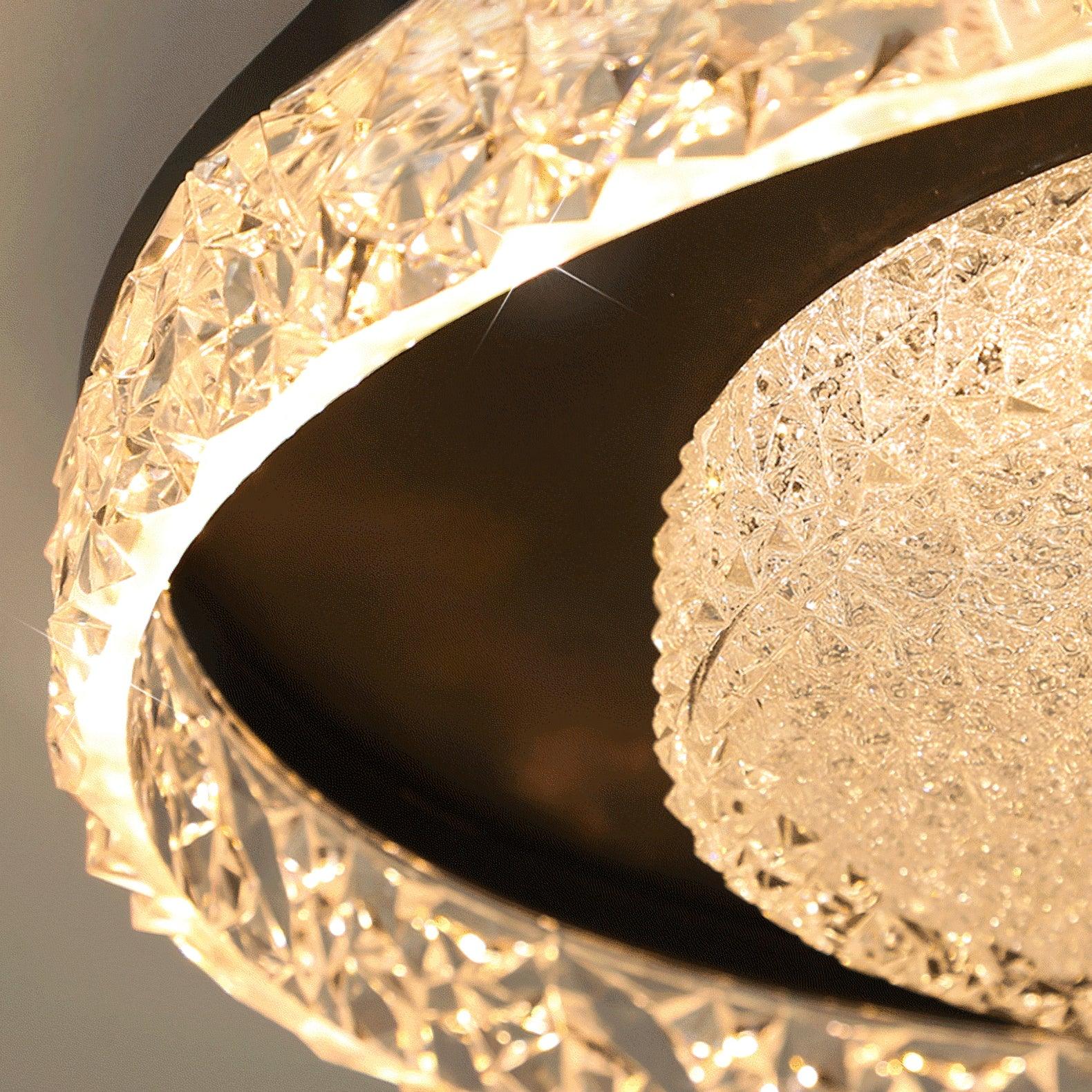 クリスタル埋め込みシーリングランプ