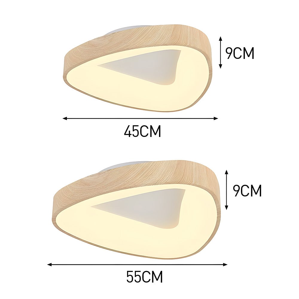 シンプルな鉄製フラッシュマウントLEDシーリングライト