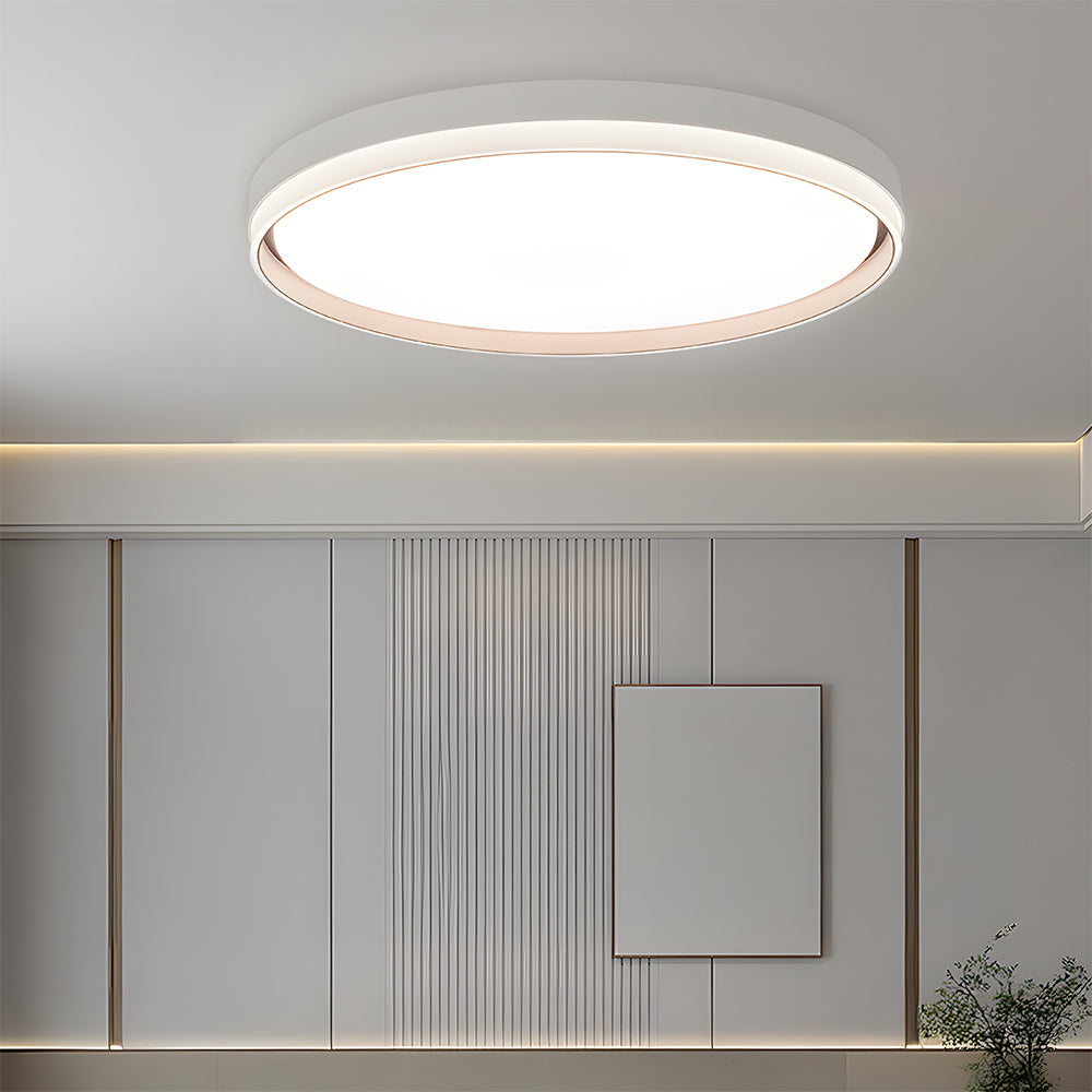 シンプルでミニマリストな超薄型フラッシュシーリングランプ