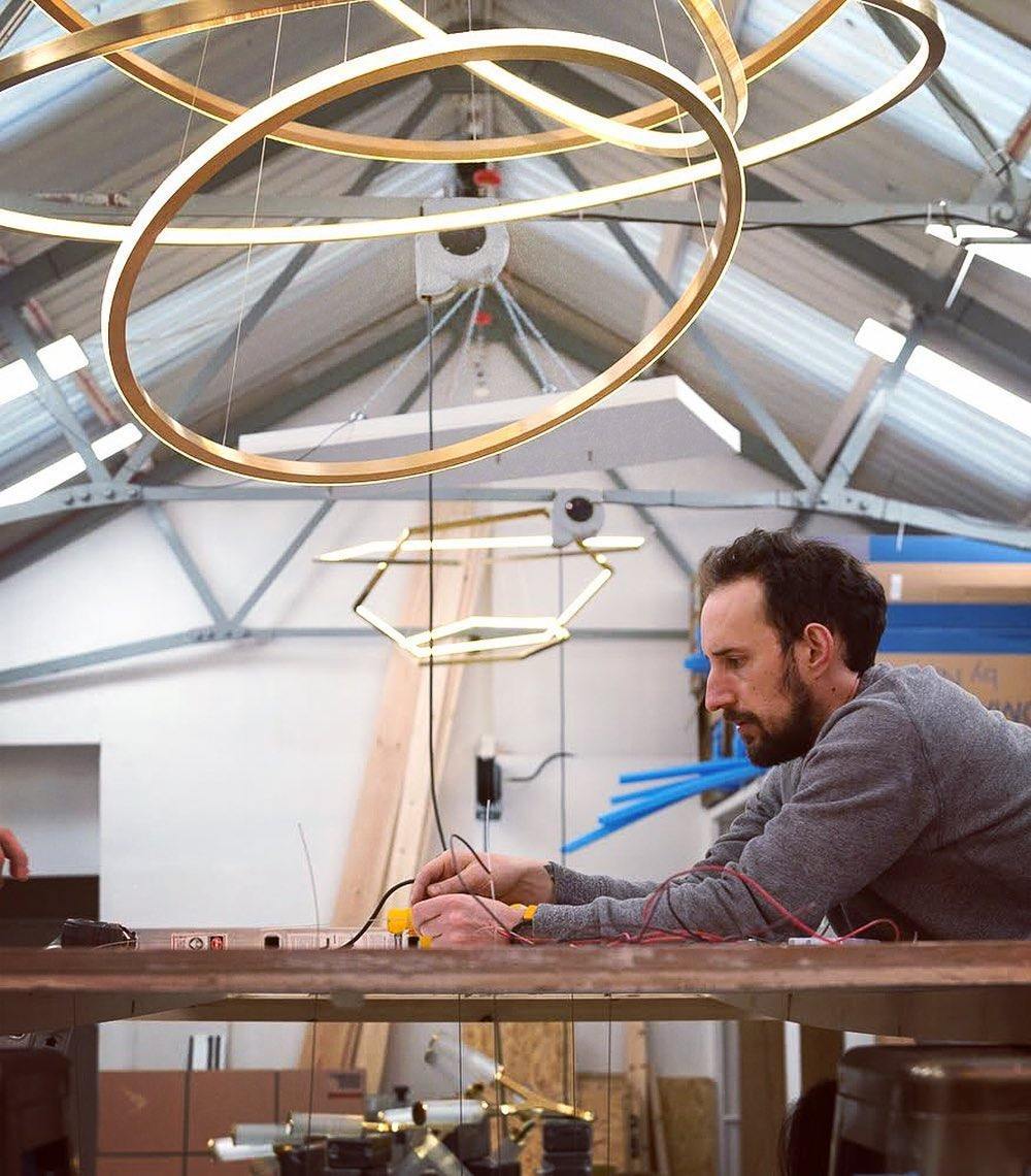 ロホヤのゴールドシャンデリア