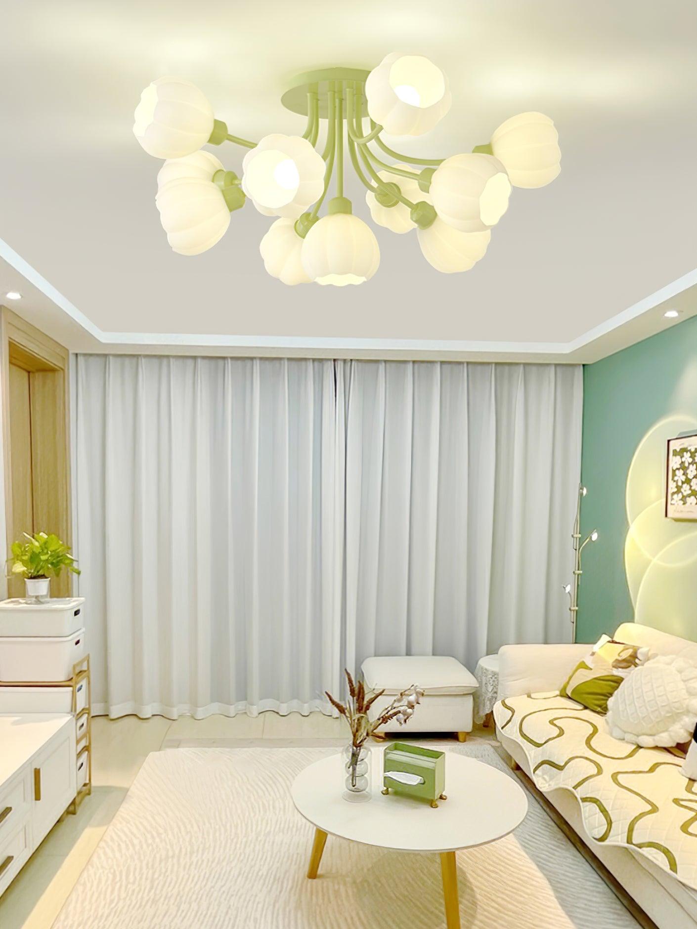 かぼちゃ抹茶シーリングランプ