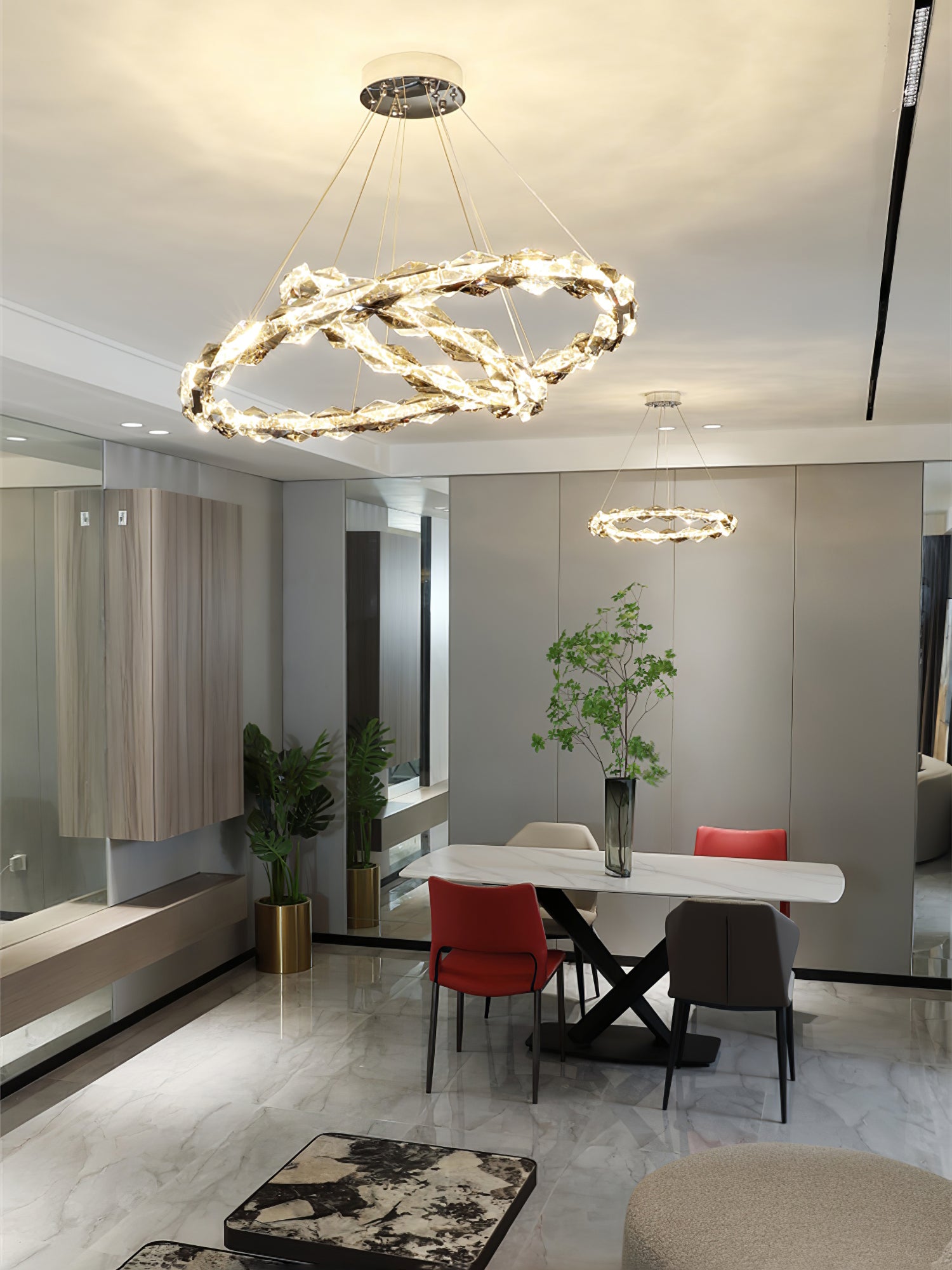 ロンバスクリスタルシャンデリア