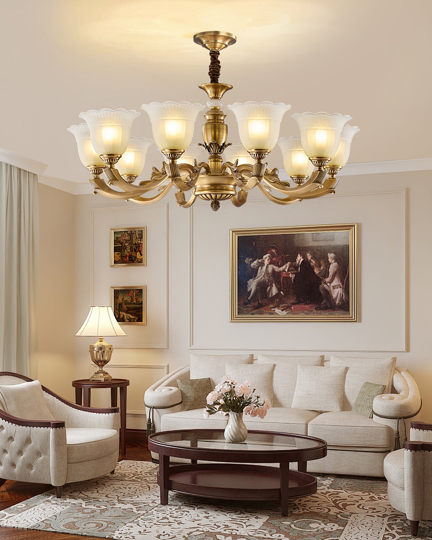 Pannon Floral Chandelier