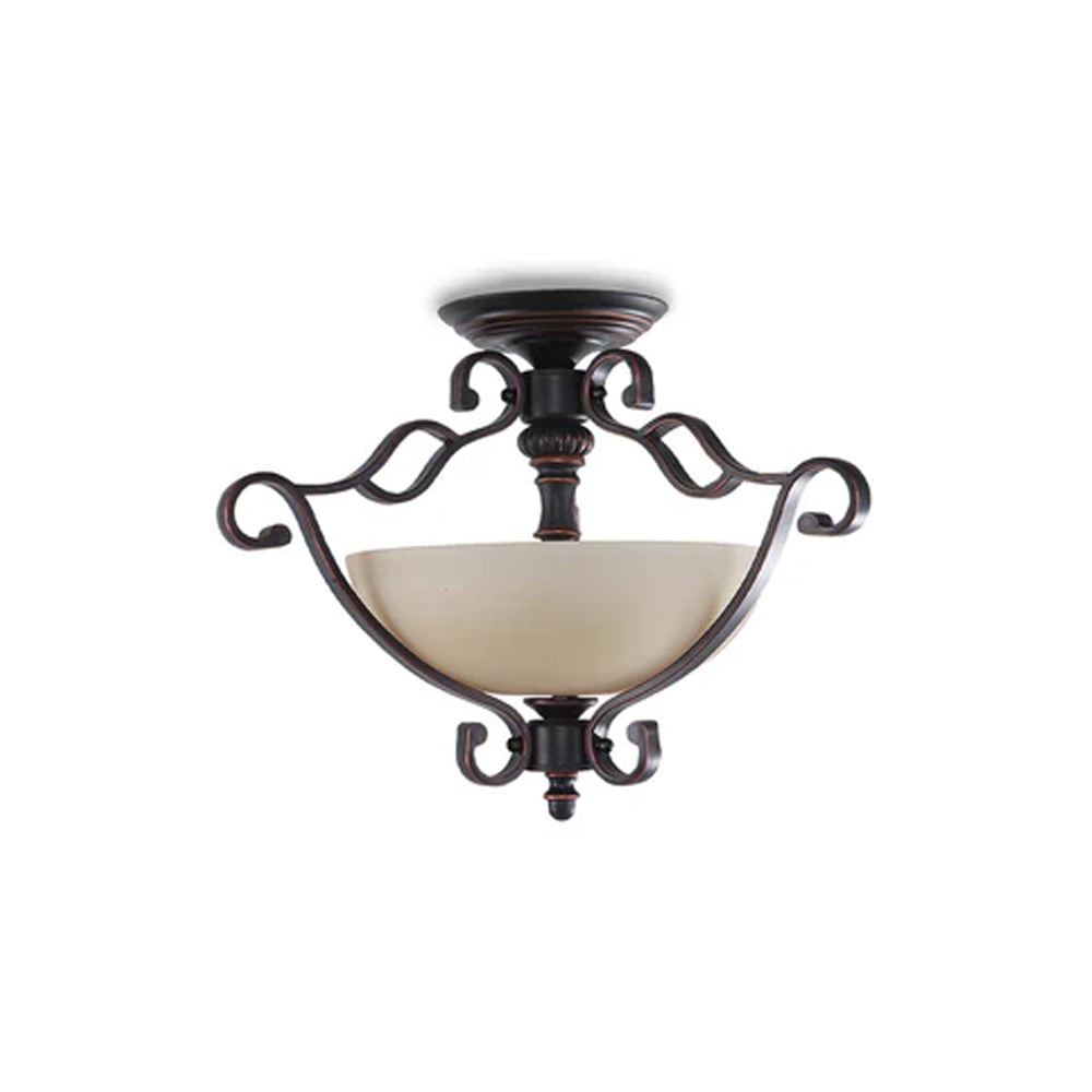 レトロポーチアイアンシーリングランプ