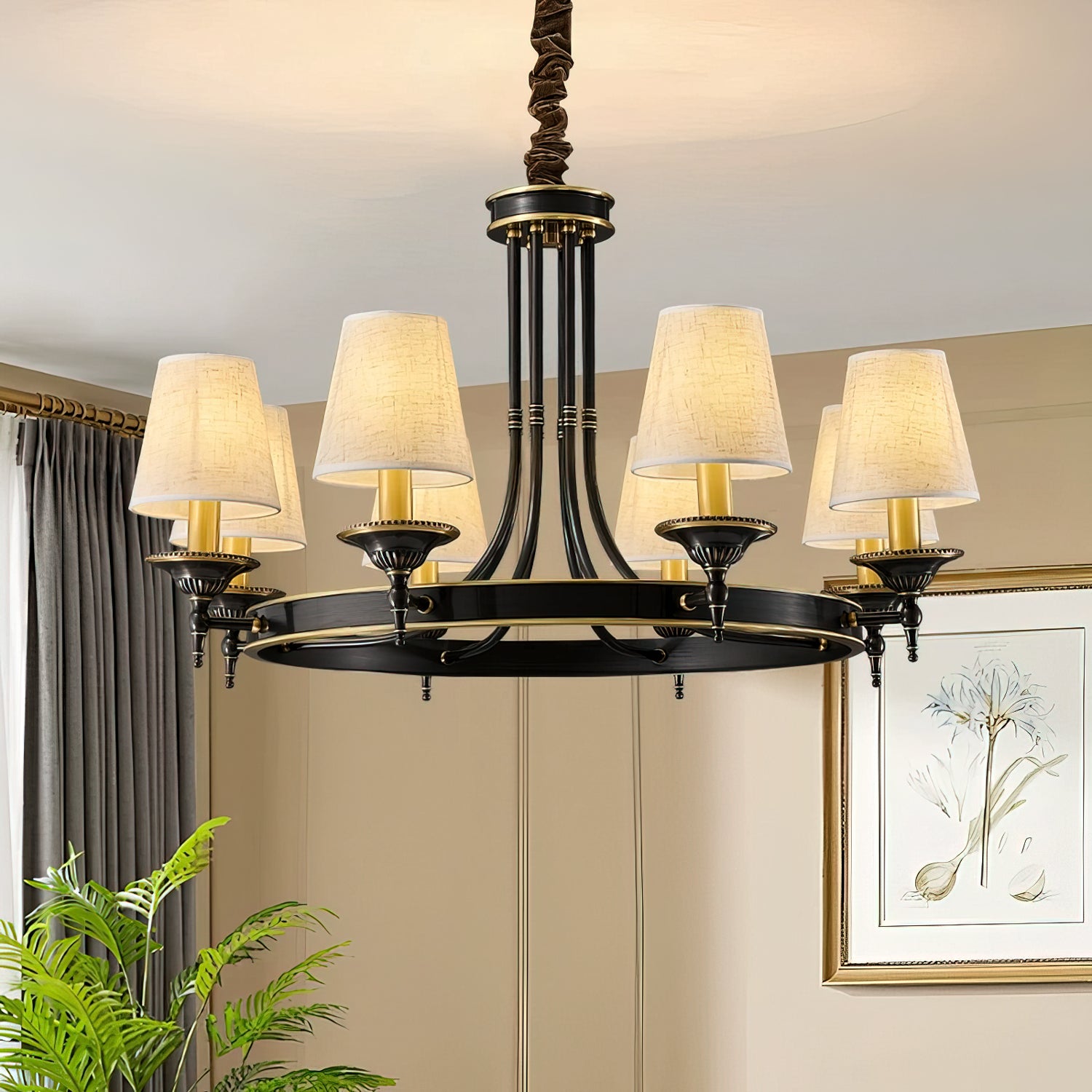 Myrna Fabric Chandelier