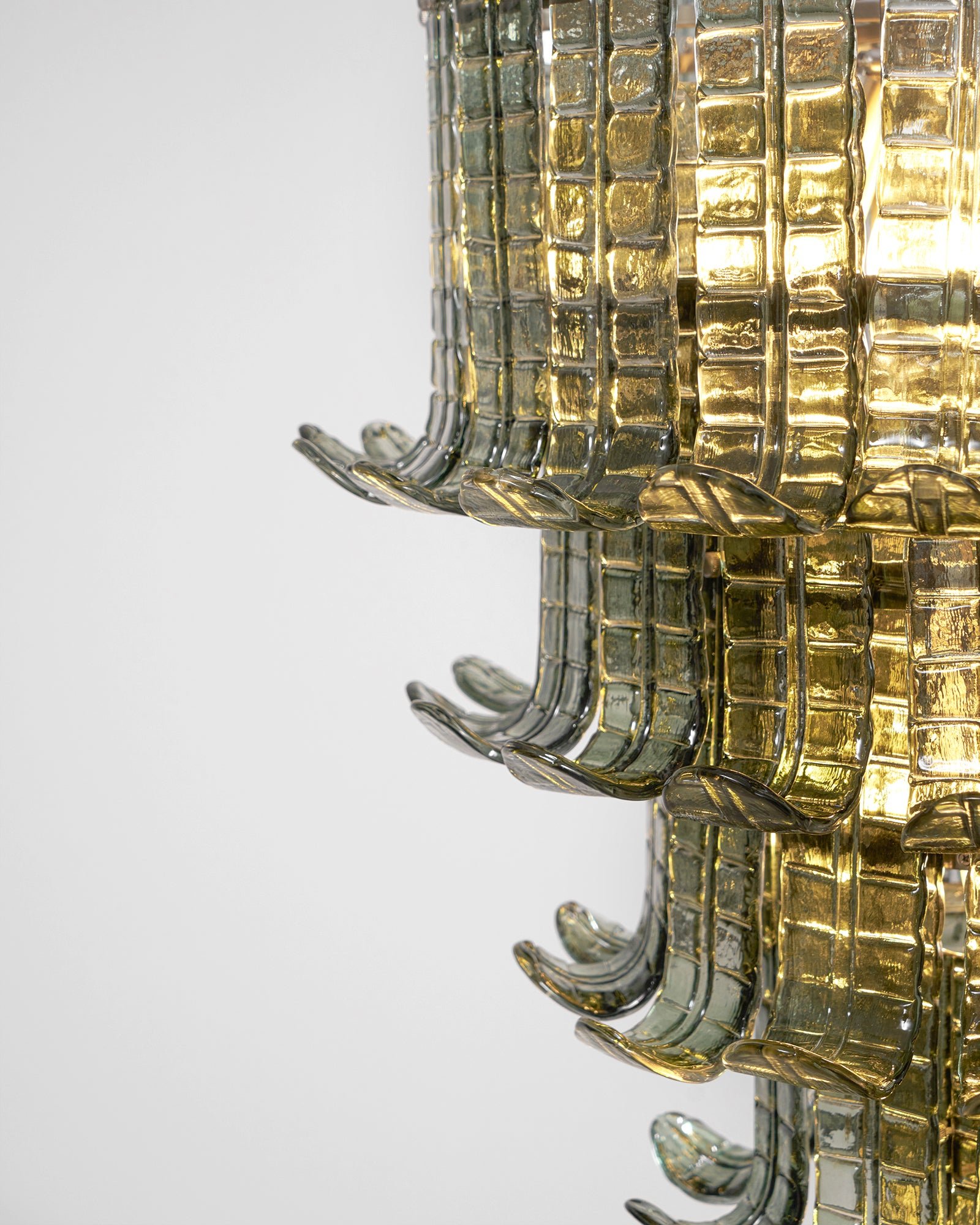 Murano Cascade Glass Chandeliers