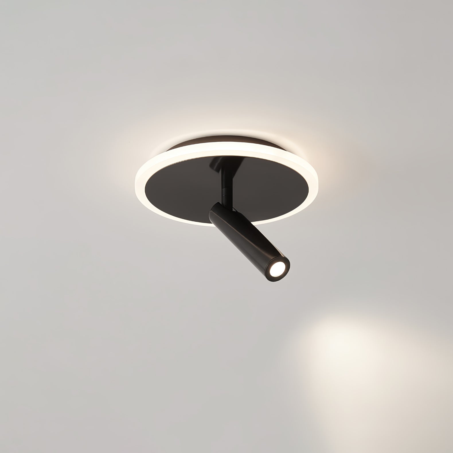 円形スポットライト天井ランプ