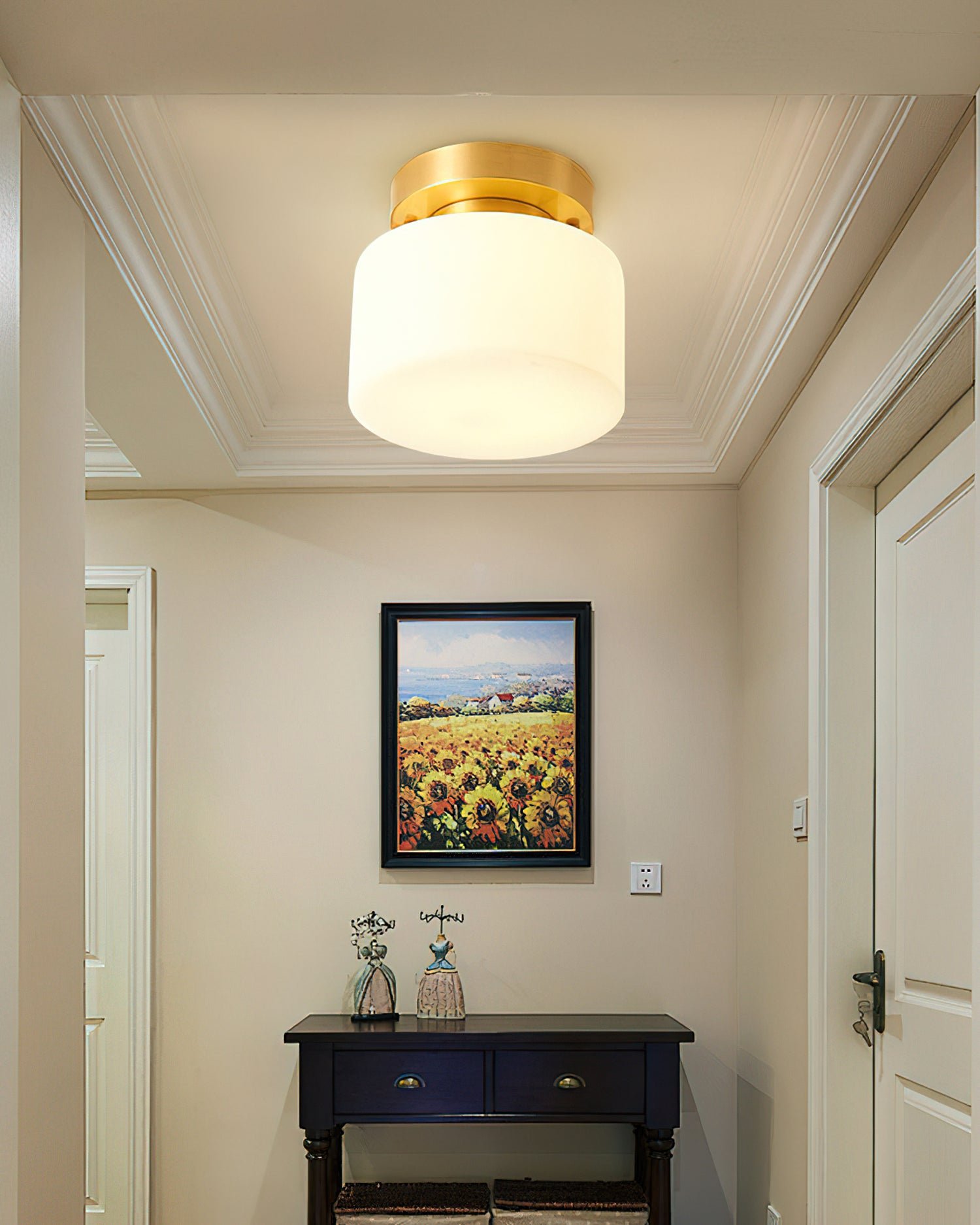 Tatum Glass Ceiling Light