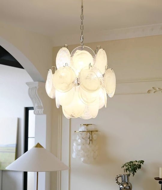 Loire Valley Glass Chandelier
