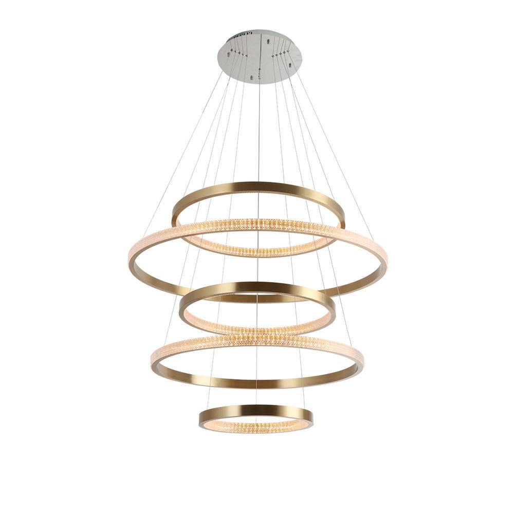 Ring Art Stairwell Chandelier