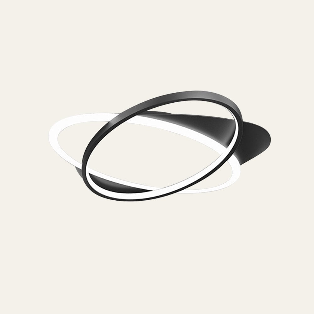 リビングルーム用工業用アイアンブラックフラッシュLEDシーリングライト