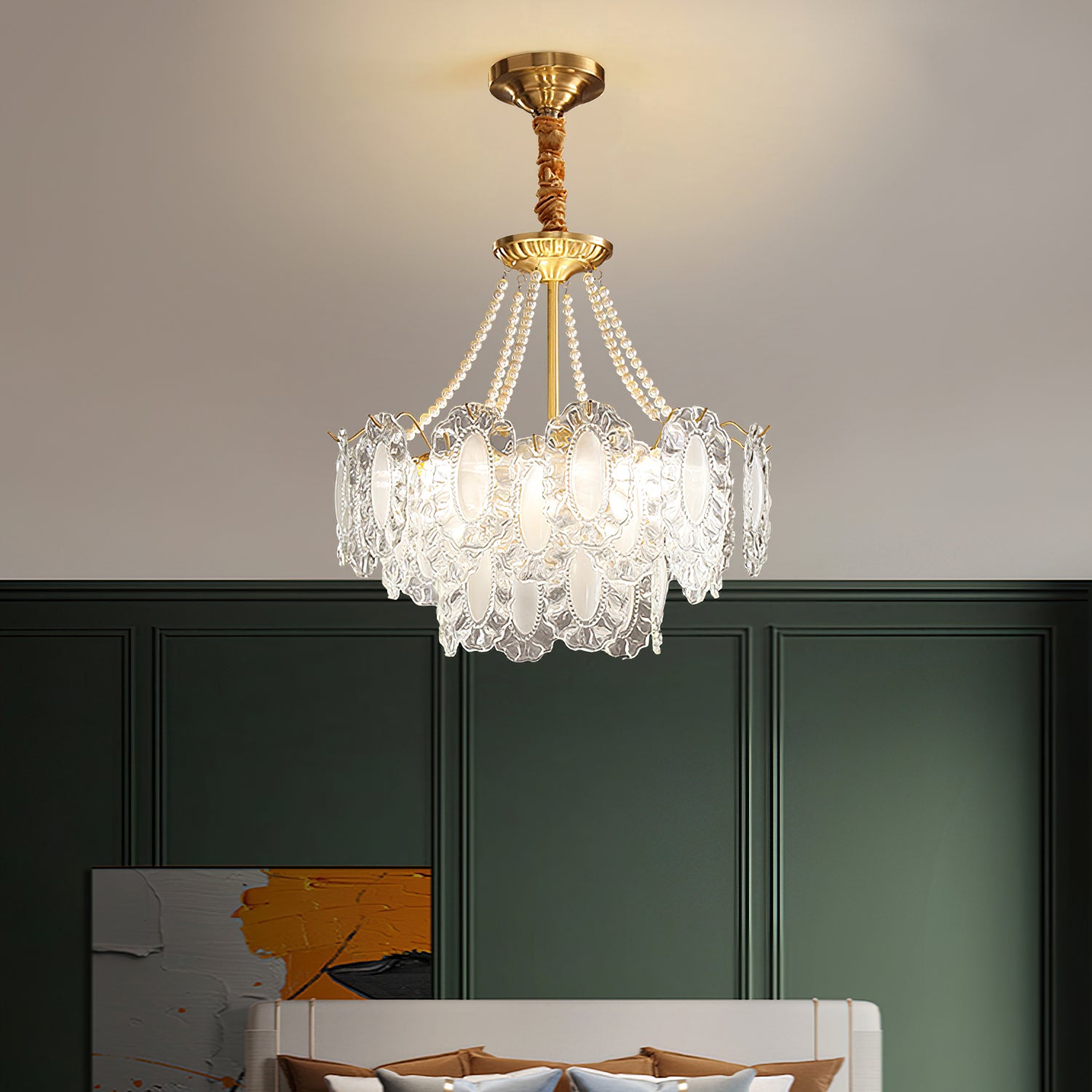 Nason Pearl Glass Chandelier