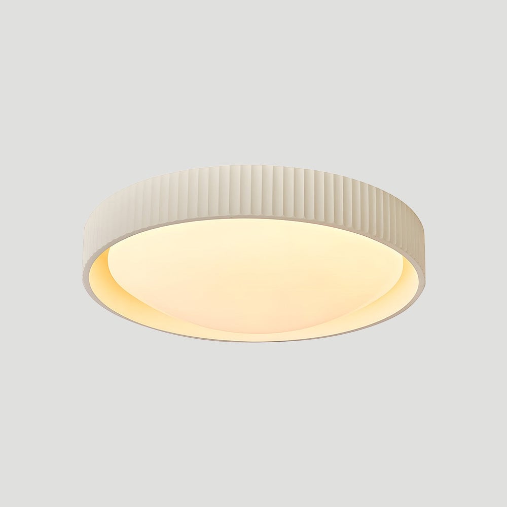 北欧風ラウンド樹脂リビングルームシーリングライト