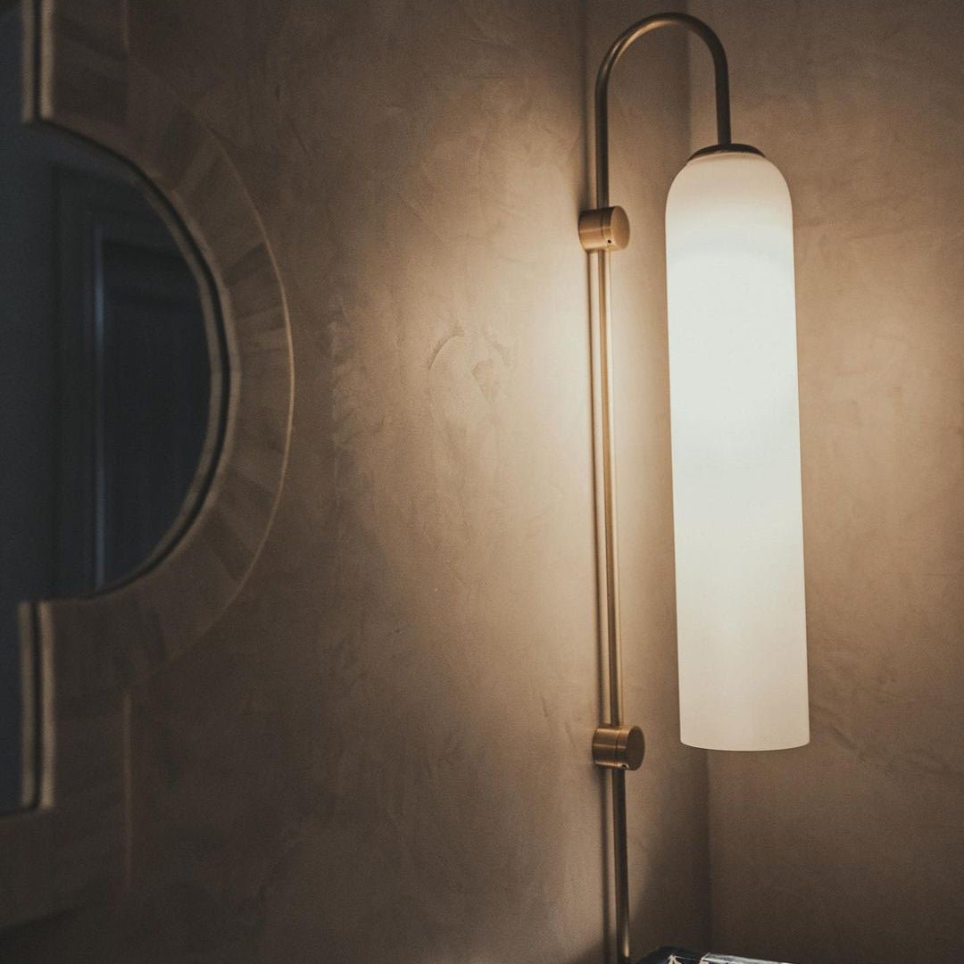 Long Tube Glass Wall Lamp
